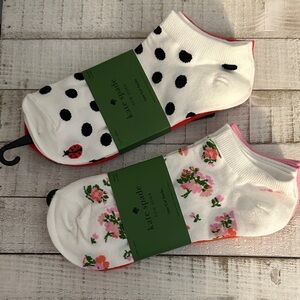 Nwt Kate spade low cut socks 2 pack set